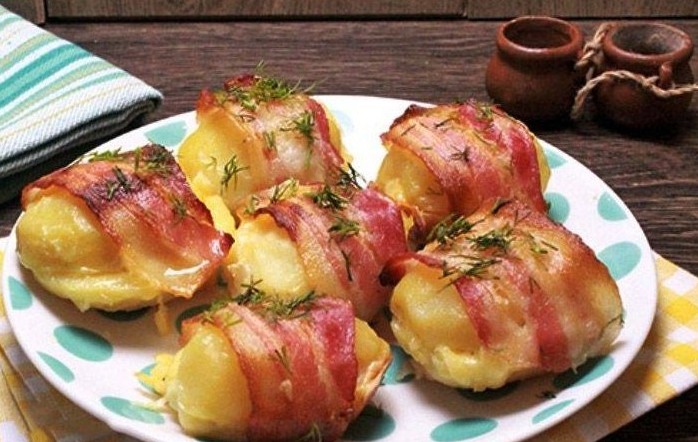 Запеченный в духовке картофель, пошаговый рецепт с фото